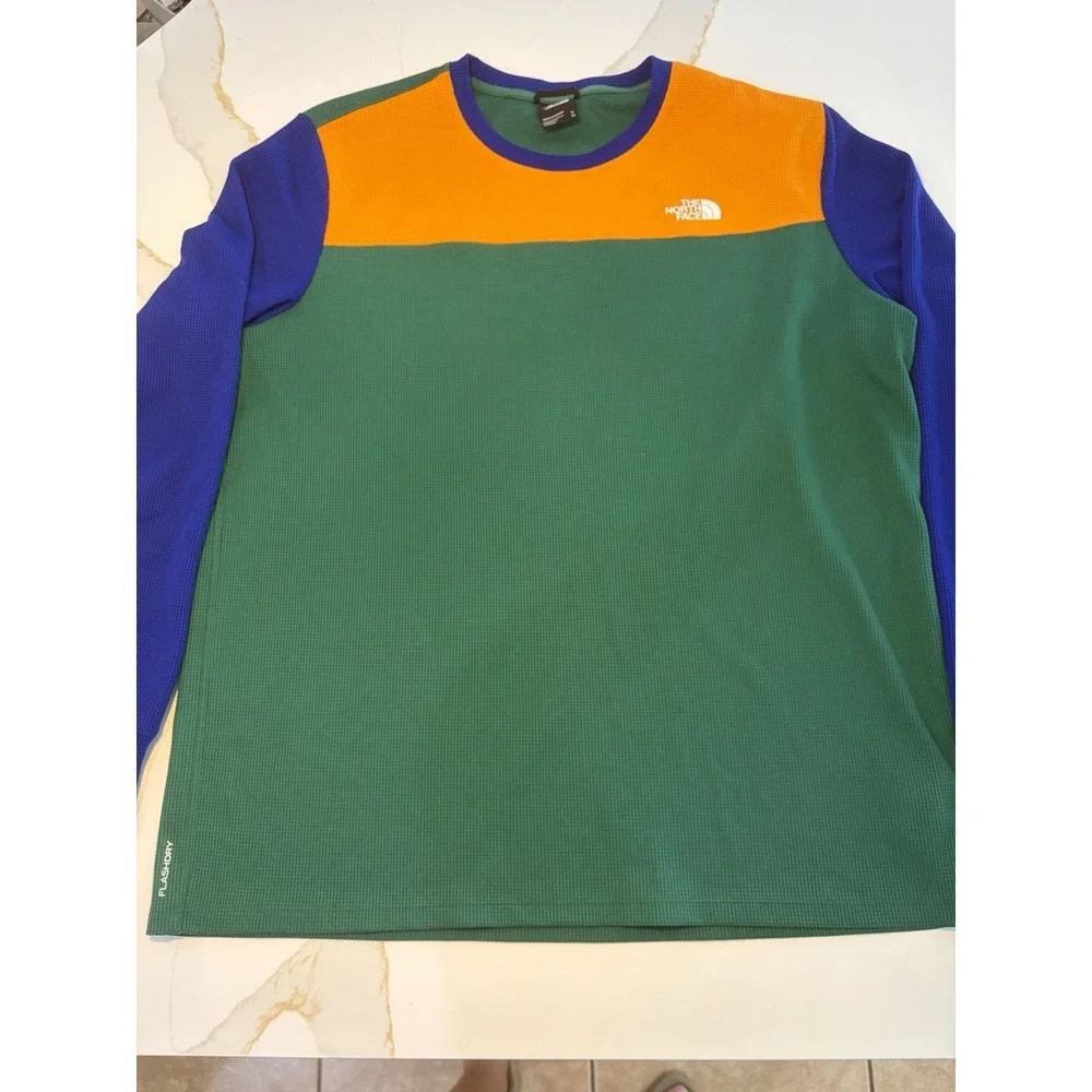 North Face Thermal Long Sleeve Color block Men's Size Xl